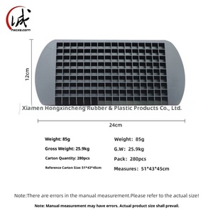 แม่พิมพ์น้ำแข็งซิลิโคนเกรดอาหาร ขายตรงจากโรงงาน ถาดทำน้ำแข็งขนาดเล็ก 160 ช่อง แช่แข็งเร็ว ถอดออกง่าย - Product Image 2