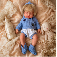 Poupée Bébé Reborn Prématuré 3kg en Silicone Solide, Cheveux Implantés, Peau Peinte à la Main, Texture 3D Réaliste, Jouet de Simulation