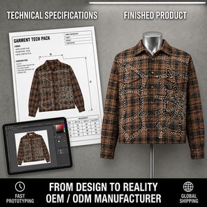 Chemises à <span class=keywords><strong>carreaux</strong></span> pour hommes sur mesure OEM, design croix en strass, streetwear vintage, chemise à manches longues grande taille, fabricant - Product Image 1