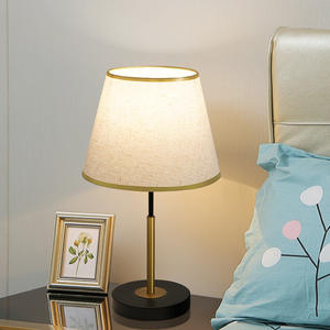 Modern Minimalist Porcelain Bedside <b>Lamp</b> Touch-Sensitive Table <b>Lamp</b> with Cozy and Luxurious New Chinese Style for Bedrooms <b>Beds</b> - Product Image 3