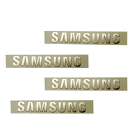 Customized metal Label Thin Nickel Metal Sticker Logo