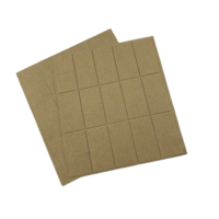 Produit découpé à l'emporte-pièce réutilisable Feuille blanche double face adhésive Mousse EVA souple à forte viscosité avec papier anti-dérapant