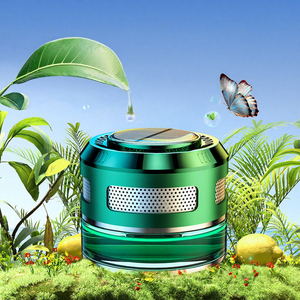 Purificador de Aire para Auto, Energía Solar, Aleación de Aluminio, Evaporación Natural, Fragancia Decorativa Lirio de los Valles, Aroma Duradero de 61-90 Días - Product Image 3