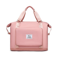 Sac de sport Oxford léger, pliable, extensible, portable, pour les voyages, la remise en forme, design minimaliste, polyester