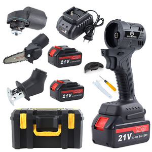 Sierra de cadena y sierra recíproca inalámbrica multifuncional F FZH de 21 V para cortar madera - Product Image 2