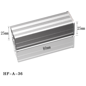 Aluminiumgehäuse 6063 T5 Wärmeableitungsbox Extrudiertes Metallgehäuse für Raspberry <span class=keywords><strong>Pi</strong></span> Computer-Gehäuse - Product Image 3