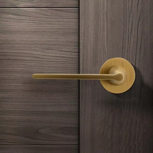 Serratura per Porta da Camera da Letto in Lega di Zinco, Design Moderno con Maniglia Silenziosa per Bagno, Casa <span class=keywords><strong>e</strong></span> Ufficio - Product Image 4