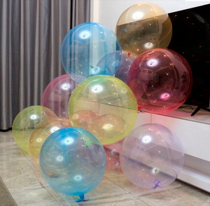 <span class=keywords><strong>Bobo</strong></span> globo transparente elástico PE plástico globo cristal Color 10/18/24/36 pulgadas suministros de decoración de fiesta - Product Image 4