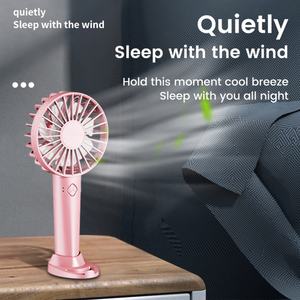 พัดลมมือถือ USB ขนาดเล็กปรับความเย็นได้แบบพกพาพัดลมไฟฟ้าชาร์จไฟได้ขนาดเล็ก - Product Image 6