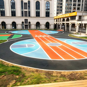 Gránulos de caucho EPDM para la construcción de pistas de atletismo, partículas duraderas y ecológicas para escuelas y estadios públicos - Product Image 1