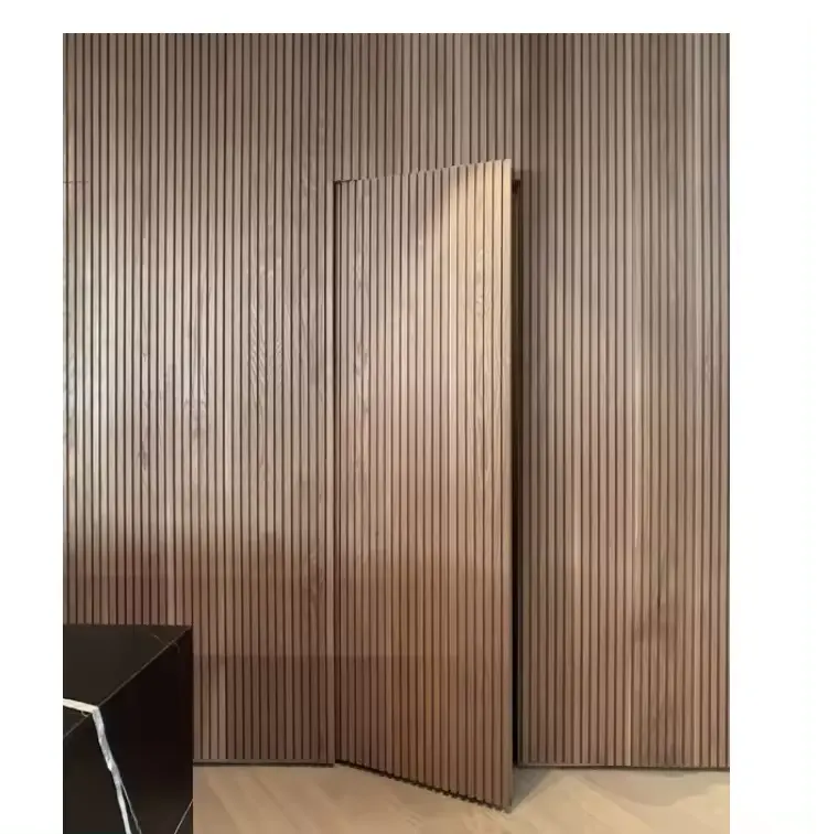 CBMmart Oficina de estilo americano Moderno Oculto Invisible Puertas interiores de madera Habitación Puerta secreta oculta Puerta del dormitorio