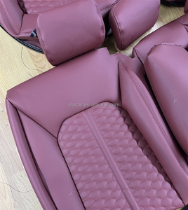 Coprisedile Completo in Pelle Nappa Viola Personalizzato per <span class=keywords><strong>Audi</strong></span> <span class=keywords><strong>A3</strong></span> - Product Image 2