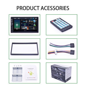 Audio stéréo Usb <span class=keywords><strong>Mp4</strong></span> avec écran <span class=keywords><strong>7</strong></span> pouces, Mp5 1Din, liaison téléphonique, Radio 24V avec écran tactile, lecteur Din unique de voiture - Product Image 6