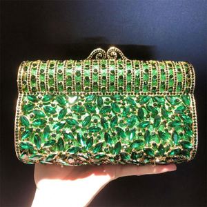 <span class=keywords><strong>Métal</strong></span> Diamant Bling Paillettes Strass Sac Mariage Soirée Sacs à main Tendance Femmes Or Cristal Fête Pochette Sac à main - Product Image 4