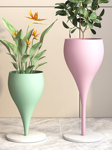 Support de pot de fleurs en métal léger, style nordique moderne et simple, pour salon, balcon, entrée - <span class=keywords><strong>Étagère</strong></span> de rangement pour plantes vertes et bonsaïs - Product Image 3