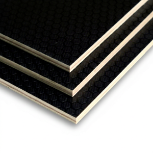 Moderne Rutschfeste Filmbeschichtete Wasserfeste Sperrholzplatten mit Sechseckigem Muster für Außengerüste, Plattformen und Laufstege - Product Image 1