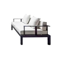 Chinesischer Outdoor-Sofa-Set im Patio-Stil, Aluminiumlegierungsrahmen, wasserdichter Stoff, hochelastischer Schwamm für Villa, Hof, Hotel