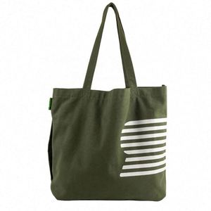 Sac fourre-tout en toile de coton écologique réutilisable personnalisé, sacs promotionnels en coton biologique recyclé de 16 oz - Product Image 5