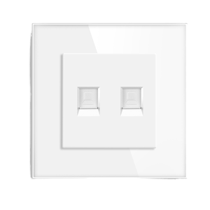 CNSKOU EU/UK Standard couleur blanche téléphone et prise de courant pour ordinateur prise murale AC 250V - Product Image 3