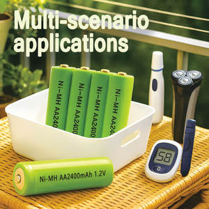 סוללת aa charnimh <span class=keywords><strong>1.2v</strong></span> 2400mah קיבולת גבוהה עבור סולרי/רפואי/צעצועים-ce/rohs מוסמך - Product Image 4