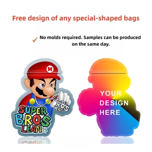 Bolsas Mylar personalizadas con logotipo Creación de diseño gratuito Embalaje profesional Impreso digitalmente sus bolsas con cremallera 3,5G/7G/14G/28G Su diseño QR - Product Image 4