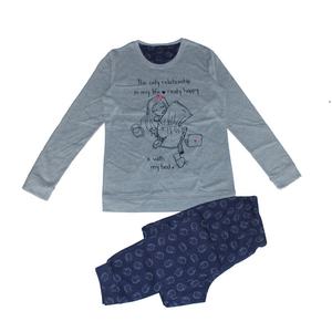 <span class=keywords><strong>Pigiama</strong></span> da <span class=keywords><strong>Uomo</strong></span> di Lusso <span class=keywords><strong>Invernale</strong></span> Termico con Logo Personalizzato, Ultra Morbido, Maniche Lunghe, Taglie Forti, Set con Stampa - Product Image 2