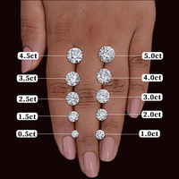 Oferta Especial 1 - Diamante Suelto DEF VS de Corte Redondo de 3 Quilates, Precio al por Mayor, Diamante Cultivado en Laboratorio Starsgem CVD, Corte Brillante Redondo para Joyería