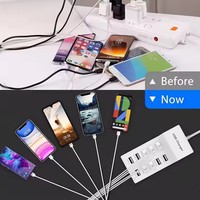 Usine en gros 50W 10 ports USB Station de charge Hub adaptateur pour téléphone iPad pour caméras de charge multi-appareils écouteurs