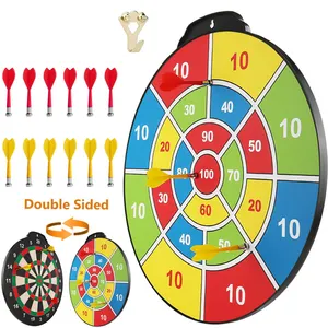 High Quality Wholesale Magnetische Dartscheibe Magnetic Dart Board Set 18 "double Sided Magnetic Dart Board For Kids
