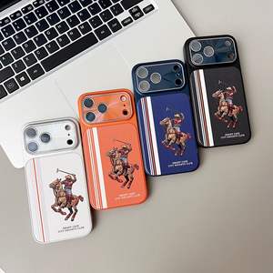 Custodia Antiurto per <span class=keywords><strong>iPhone</strong></span> 17 16 15 14 13 <span class=keywords><strong>12</strong></span> con Design Ricamato a Polo, Stile Business - Product Image 1