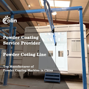 Nuevo sistema automático de máquina de recubrimiento en polvo, horno de curado de línea para recubrimiento de Metal, componentes de núcleo PLC para acero - Product Image 1