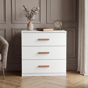 Ensemble de meubles de <span class=keywords><strong>chambre</strong></span> <span class=keywords><strong>à</strong></span> <span class=keywords><strong>coucher</strong></span>, armoire <span class=keywords><strong>à</strong></span> 2 portes <span class=keywords><strong>pour</strong></span> <span class=keywords><strong>chambre</strong></span> <span class=keywords><strong>à</strong></span> <span class=keywords><strong>coucher</strong></span> avec commode <span class=keywords><strong>à</strong></span> 3 tiroirs, table de chevet, ensemble de 3 pièces <span class=keywords><strong>pour</strong></span> <span class=keywords><strong>chambre</strong></span> <span class=keywords><strong>à</strong></span> <span class=keywords><strong>coucher</strong></span>, blanc - Product Image 6