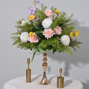 Precio de Fábrica, Bolas de Flores Artificiales Verdes y Blancas, Rosas de Seda, Orquídeas, Centros de Mesa para Bodas, Recuerdos de Boda y Decoración del Hogar - Product Image 2