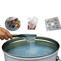 Rtv 2 caoutchouc de silicone liquide de qualité alimentaire pour gâteau moules à savon bougie au chocolat