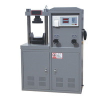 Mesin Uji Kompresi Semen Mortar Servo Komputer GLOMRO GLO-S300KN 300kN Resolusi 0.001N Plat 156MM untuk Semen