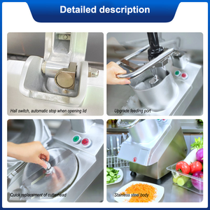 Sebze kesici makinesi çok fonksiyonlu mutfak robotu sebze kesici sebze dilimleyici kesici - Product Image 5