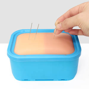 Paquete de Práctica de Acupuntura con Diseño de Doble Resistencia, Modelo de Piel de Simulación para Entrenamiento de Estudiantes de Medicina China - Product Image 3