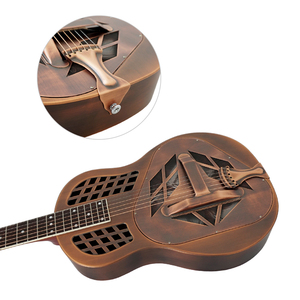 <span class=keywords><strong>Guitare</strong></span> à résonateur triconique Aiersi, modèle OEM ODM personnalisé, rouge <span class=keywords><strong>antique</strong></span>, bleu vieilli - Product Image 3
