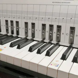 Großhandel 88 Key Piano Keyboard Übungs papier Handro lle Simulation Übungs handbuch Teaching Aid Note Chart