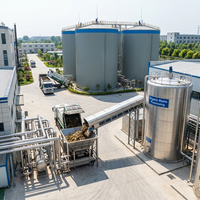 Cuve de digestion anaérobie sur mesure à boulons, en acier inoxydable 316L et acier au carbone, 100-12000m³ CSTR, Digesteur de biogaz à toit rigide, Schumann avec revêtement en verre