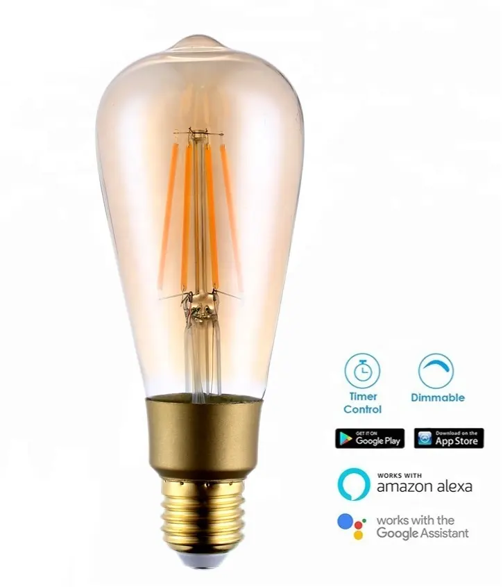 Wifi Led Smart bulb Alexa wifi smart bulb Controlled by Tuya App Alexa and Google for your smart home RGB lights
