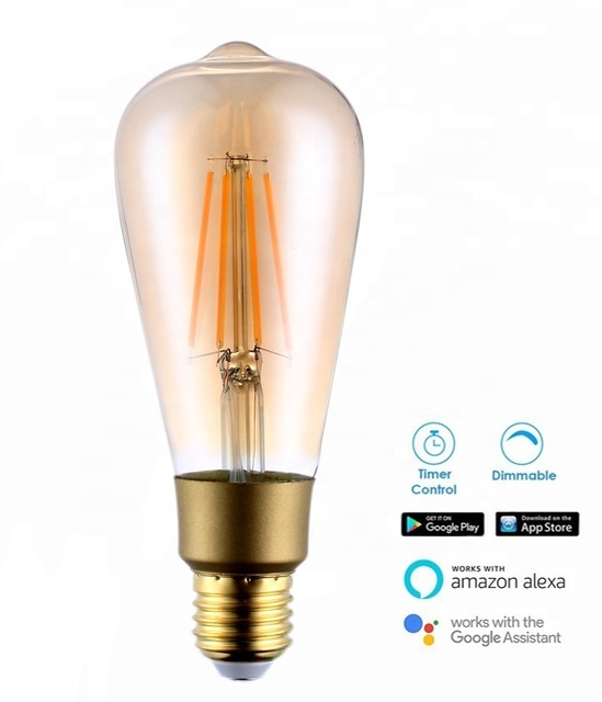 Wifi Led Smart Bulb Alexa Wifi Smart Bulb Controlled by Tuya App Alexa and Google for Your Smart Home RGB Lights