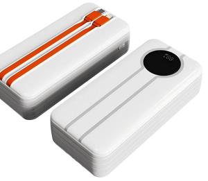 Cargador Portátil de Gran Capacidad con Apariencia Elegante, Carga Rápida PD, Batería Externa con Cables Integrados - Product Image 6