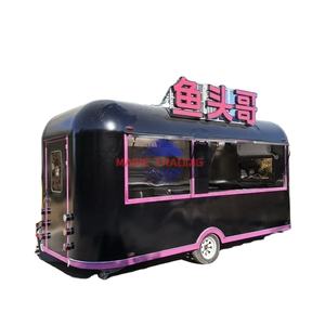 Camión de Comida, Remolque de Comida Móvil, Totalmente Equipado, Carritos de Comida Móviles para Exteriores, Cerveza, Helados, Café, Remolques de Comida Totalmente Equipados - Product Image 1