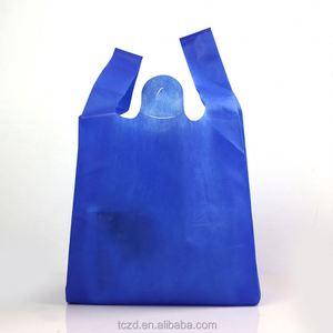 Sacs de courses réutilisables en non-tissé avec logo personnalisé pour vêtements, t-shirts et supermarchés - Product Image 2