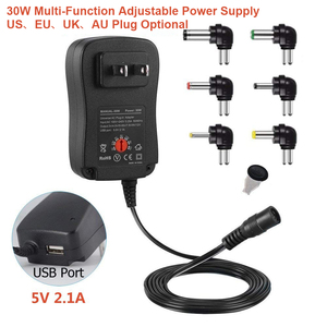 อะแดปเตอร์แปลงไฟฟ้า30W แบบมัลติฟังก์ชั่น3-12V แหล่งจ่ายไฟ DC ปลั๊กในพีซีวัสดุทนไฟ - Product Image 2