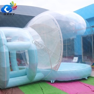 Dôme gonflable transparent en PVC sur le thème de la <span class=keywords><strong>neige</strong></span> de Noël, idéal pour les événements extérieurs et les cabines photo à louer pour les fêtes - Product Image 3