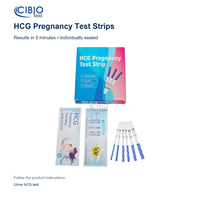 Bandelettes de test de grossesse à usage domestique pour femmes, détection précoce, kit de test urinaire HCG, clinique, voyage