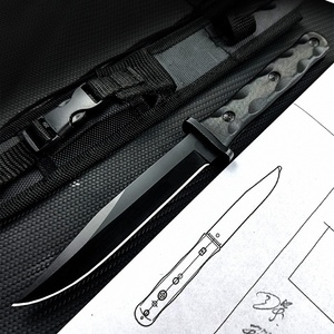 Cuchillos, Autodefensa, <span class=keywords><strong>Armas</strong></span> <span class=keywords><strong>de</strong></span> Fuego Frías, Cuchillos <span class=keywords><strong>de</strong></span> Supervivencia para Exteriores, Afilados y Resistentes, Tácticas <span class=keywords><strong>de</strong></span> Supervivencia en la Naturaleza, Cuchillos Rectos Portátiles - Product Image 4