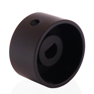 Bloc de moyeu encastré en plastique Delrin noir usiné, forme en D, alésage intérieur pour unité de transmission rotative - Product Image 2